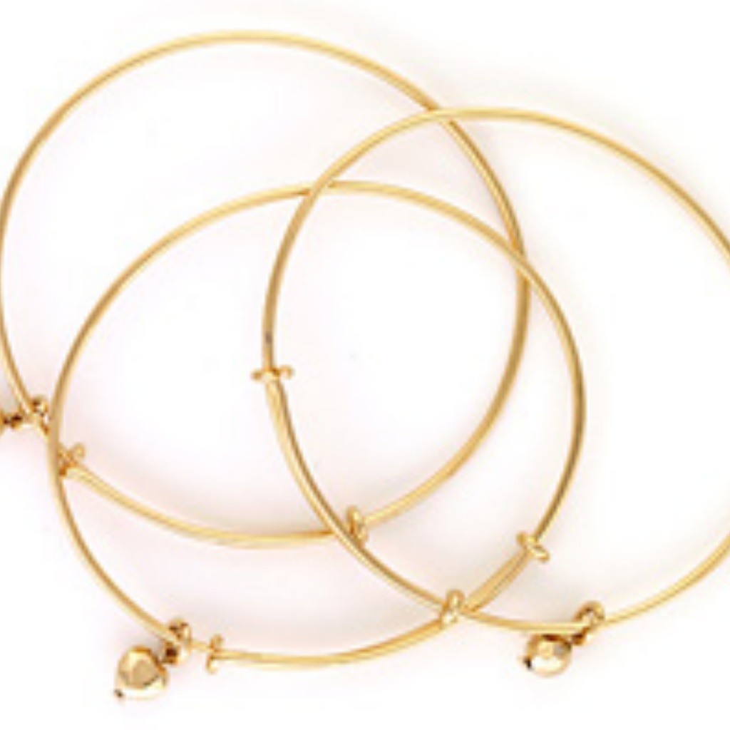 Infinity Gold Bangles